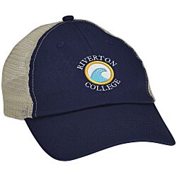 Custom Cotton Twill Soft Mesh Back Cap - Embroidered
