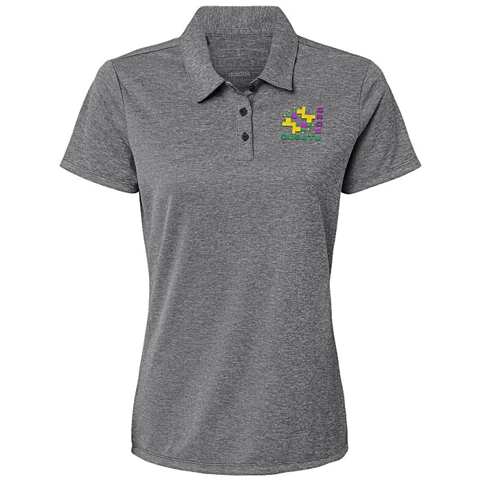 Custom adidas Heathered Polo - Ladies'