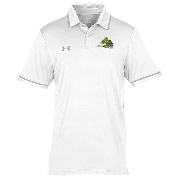 Custom Under Armour Tipped Team Performance Polo - Men's - Embroidered