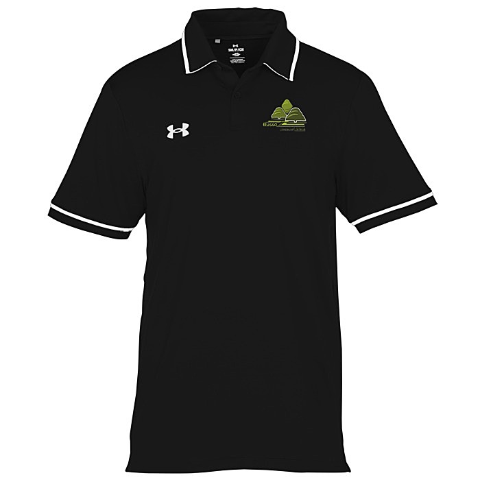 Custom Under Armour Tipped Team Performance Polo - Men's - Embroidered