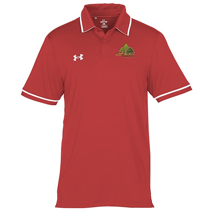 Custom Under Armour Tipped Team Performance Polo - Men's - Embroidered