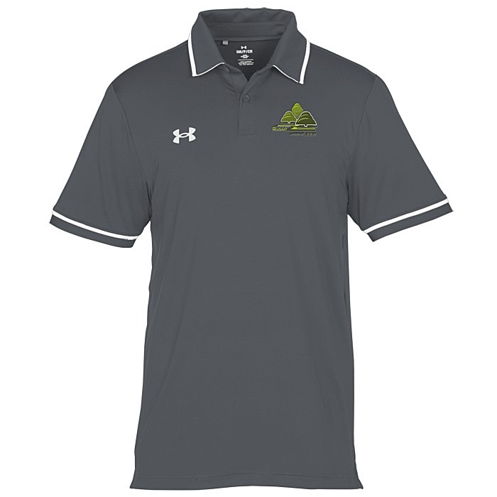 Custom Under Armour Tipped Team Performance Polo - Men's - Embroidered