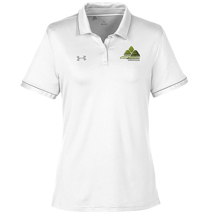 Custom Under Armour Tipped Team Performance Polo - Ladies' - Embroidered
