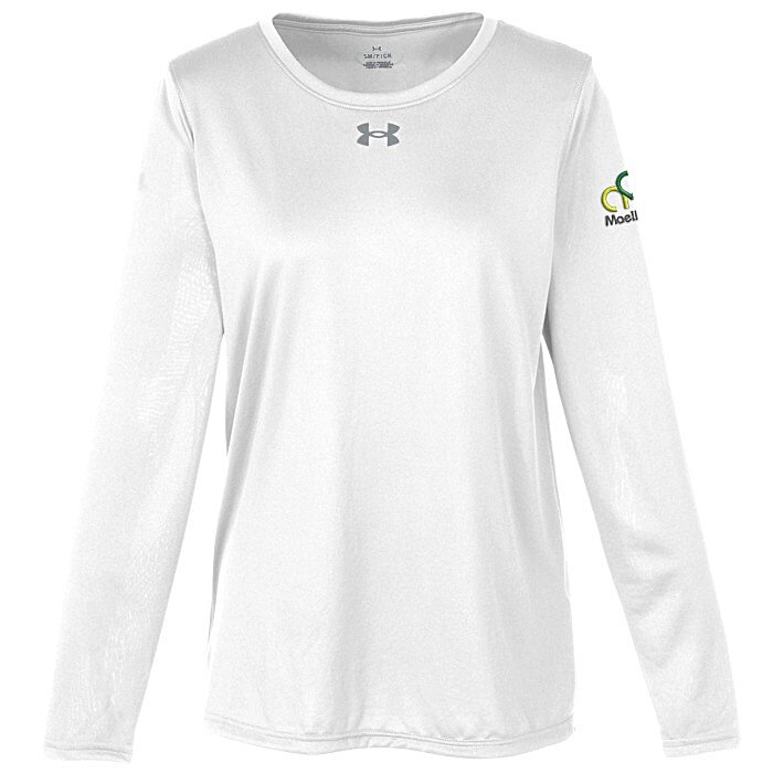 Custom Under Armour Team Tech Long Sleeve T-Shirt - Ladies' - Embroidered