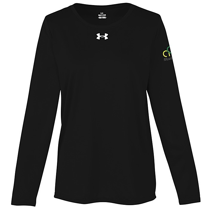 Custom Under Armour Team Tech Long Sleeve T-Shirt - Ladies' - Embroidered