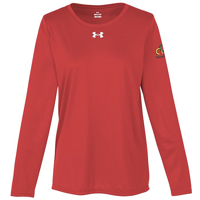 Custom Under Armour Team Tech Long Sleeve T-Shirt - Ladies' - Embroidered