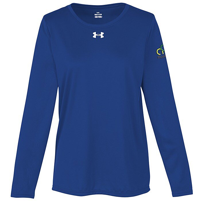 Custom Under Armour Team Tech Long Sleeve T-Shirt - Ladies' - Embroidered