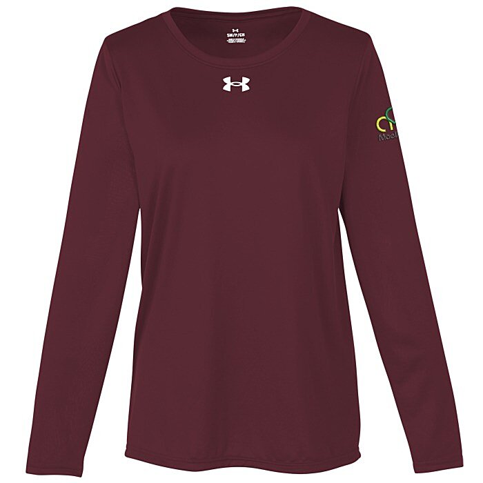 Custom Under Armour Team Tech Long Sleeve T-Shirt - Ladies' - Embroidered