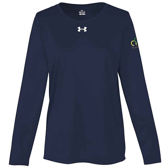 Custom Under Armour Team Tech Long Sleeve T-Shirt - Ladies' - Embroidered