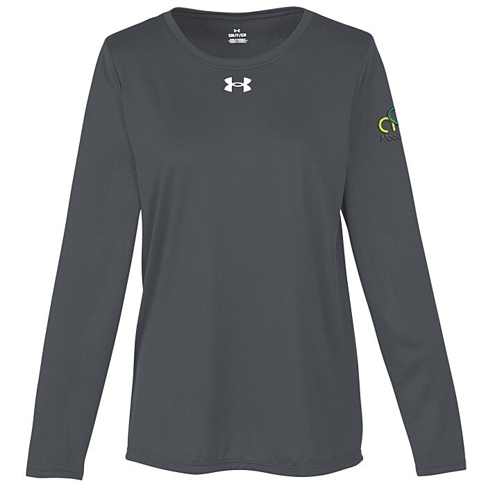 Custom Under Armour Team Tech Long Sleeve T-Shirt - Ladies' - Embroidered
