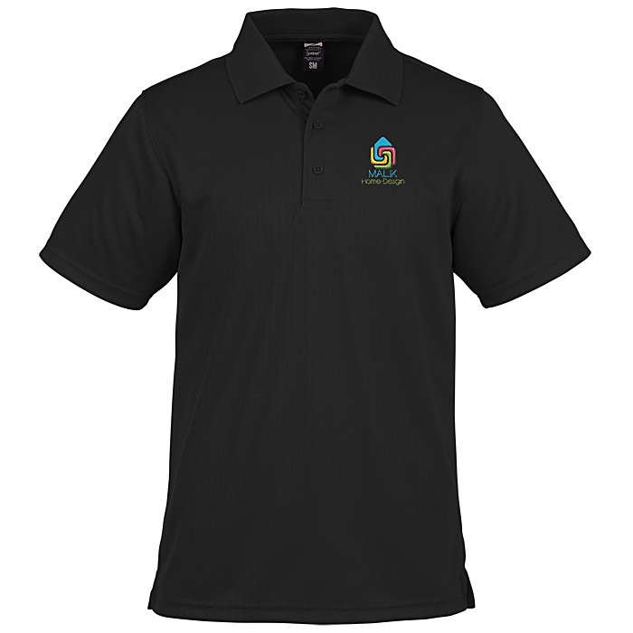 Custom Paseo Dot Stripe Jacquard Polo - Men's