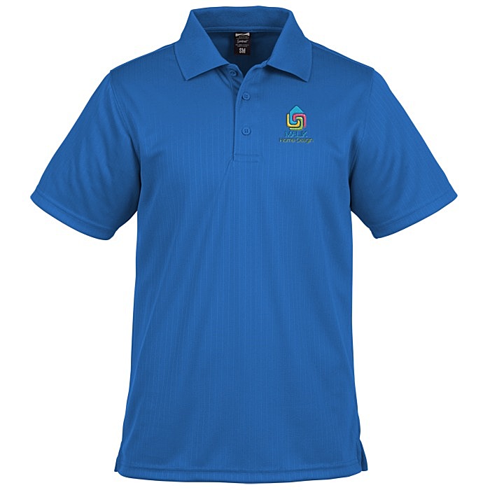 Custom Paseo Dot Stripe Jacquard Polo - Men's