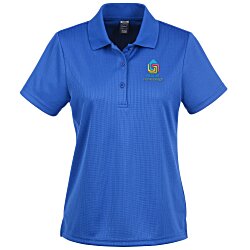 Custom Paseo Dot Stripe Jacquard Polo - Ladies'