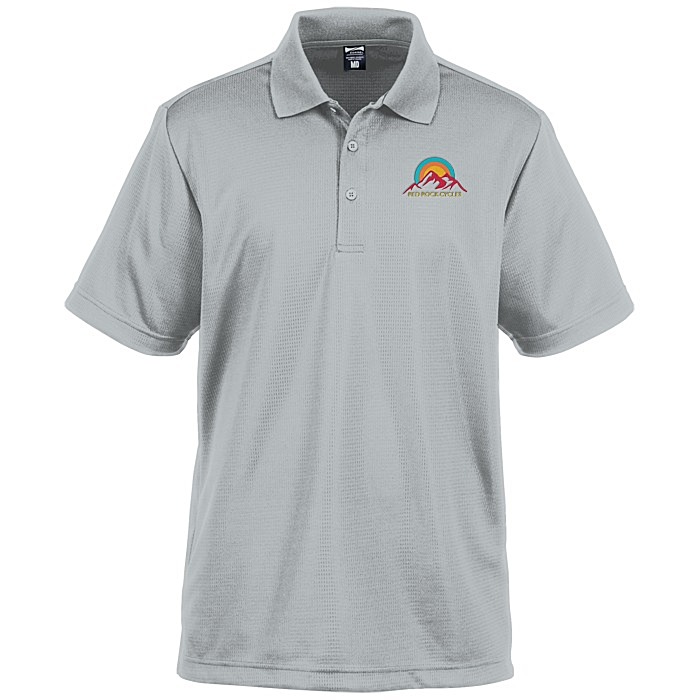 Custom Elm Vertical Dash Jacquard Stripe Polo - Men's