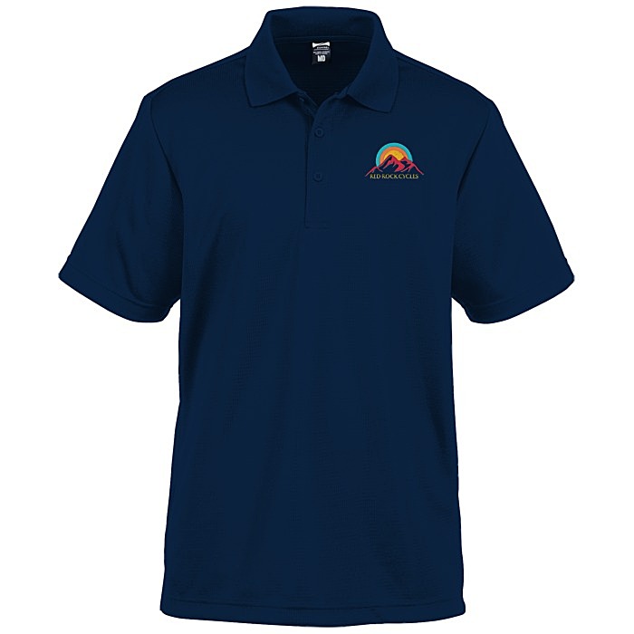 Custom Elm Vertical Dash Jacquard Stripe Polo - Men's