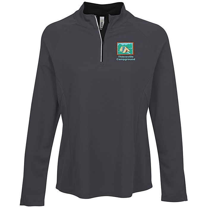 Custom Origin Performance Pique 1/4-Zip - Ladies'