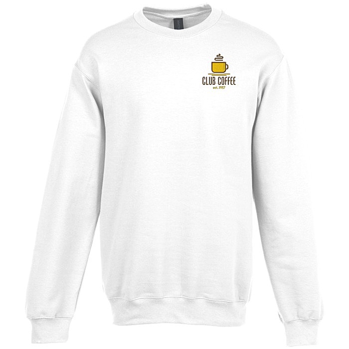 Custom Gildan Softstyle Fleece Crew Sweatshirt - Embroidered
