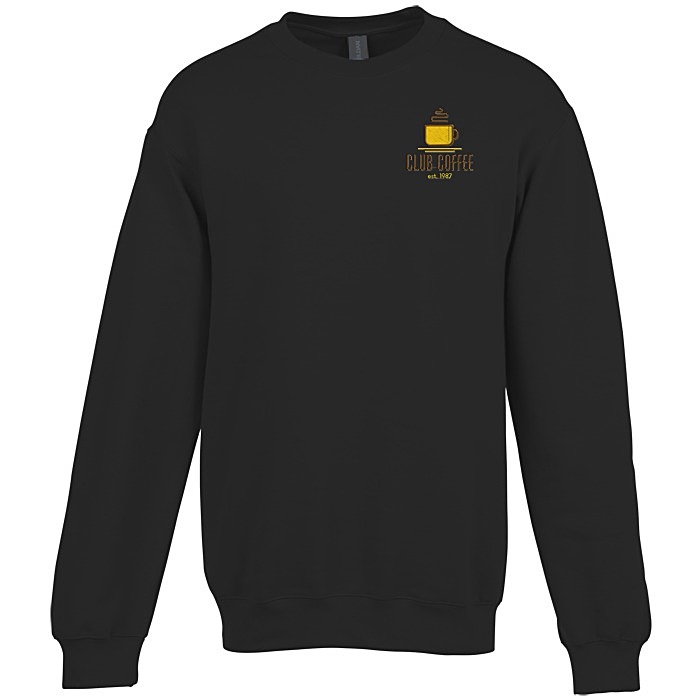 Custom Gildan Softstyle Fleece Crew Sweatshirt - Embroidered