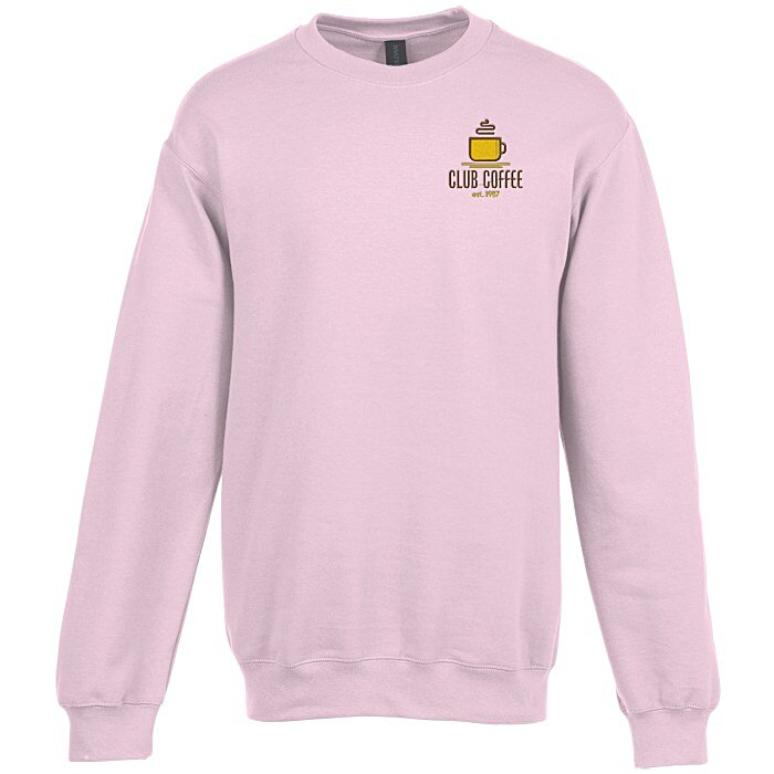 Custom Gildan Softstyle Fleece Crew Sweatshirt - Embroidered