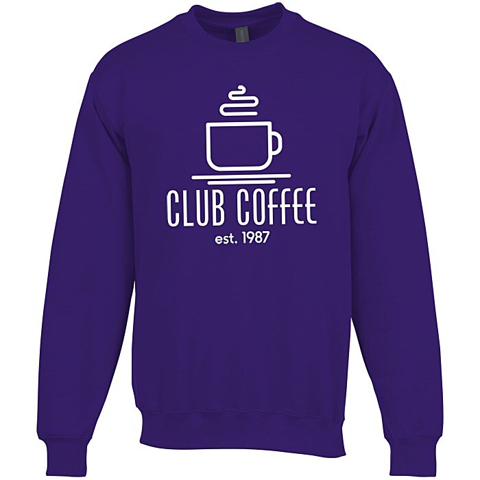 Custom Gildan Softstyle Fleece Crew Sweatshirt - Screen