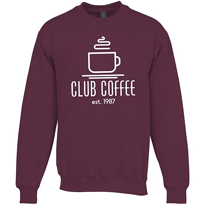 Custom Gildan Softstyle Fleece Crew Sweatshirt - Screen