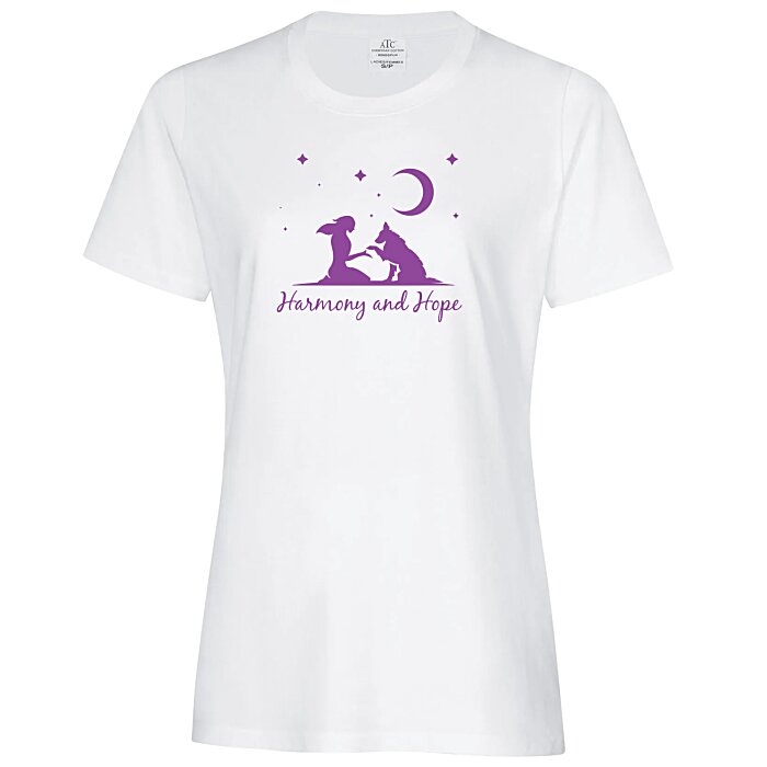 Custom Everyday Ringspun Cotton T-Shirt - Ladies'