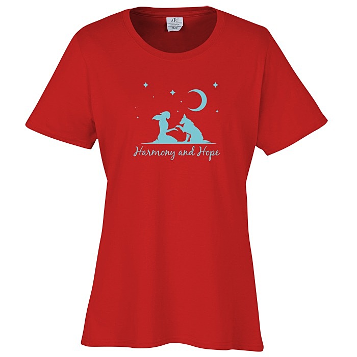 Custom Everyday Ringspun Cotton T-Shirt - Ladies'