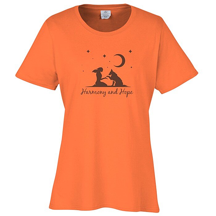 Custom Everyday Ringspun Cotton T-Shirt - Ladies'