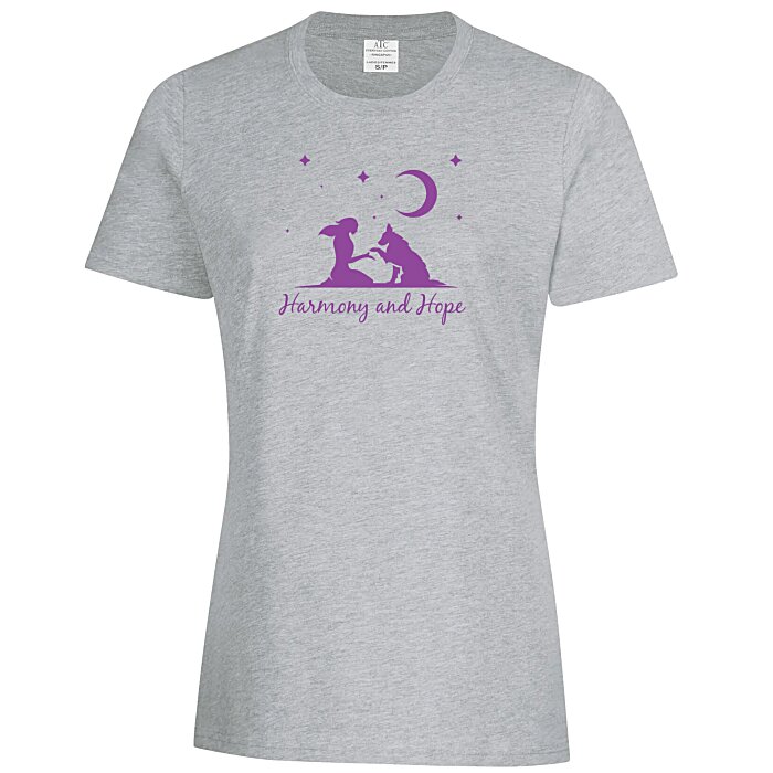 Custom Everyday Ringspun Cotton T-Shirt - Ladies'