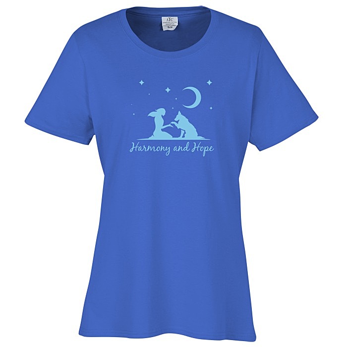 Custom Everyday Ringspun Cotton T-Shirt - Ladies'
