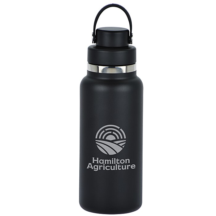 Custom Hydro Flask Wide Mouth with Flex Chug Cap - 32 oz - Laser Engraved
