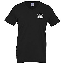 Custom Gildan Softstyle V-Neck T-Shirt - Men's - Screen