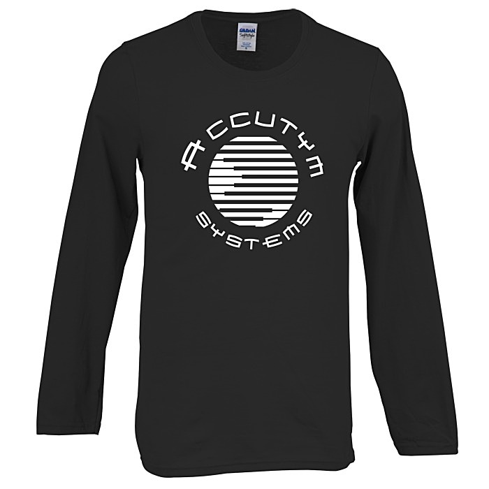 Custom Gildan Softstyle Long Sleeve T-Shirt - Screen