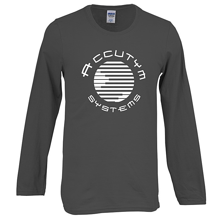 Custom Gildan Softstyle Long Sleeve T-Shirt - Screen