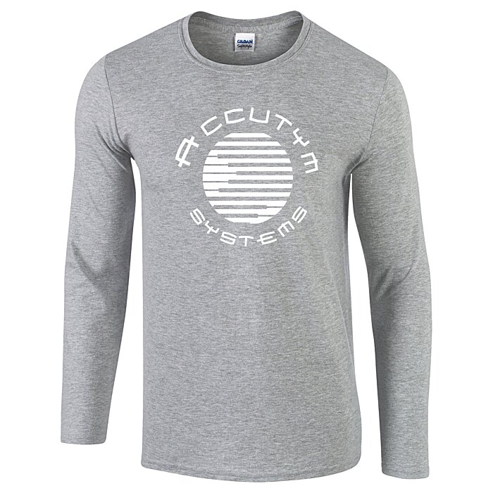 Custom Gildan Softstyle Long Sleeve T-Shirt - Screen