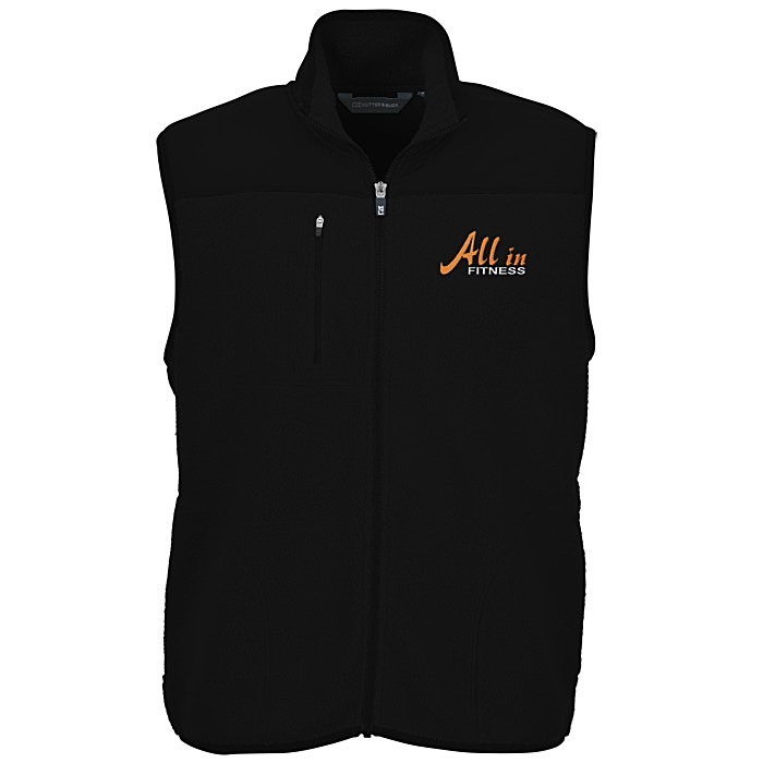 Custom Cutter & Buck Cascade Sherpa Fleece Vest - Men's