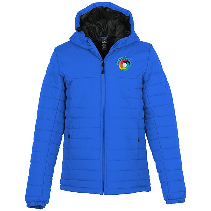 Custom Stormtech Nautilus Quilted Hooded Puffer Jacket - Men's