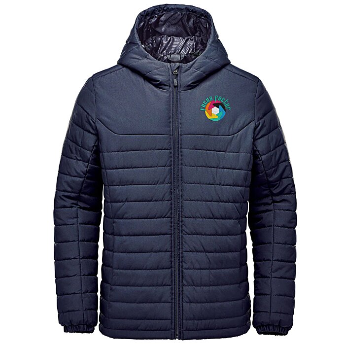 Custom Stormtech Nautilus Quilted Hooded Puffer Jacket - Men's