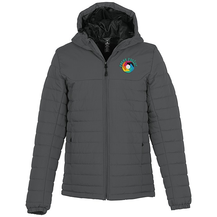Custom Stormtech Nautilus Quilted Hooded Puffer Jacket - Men's