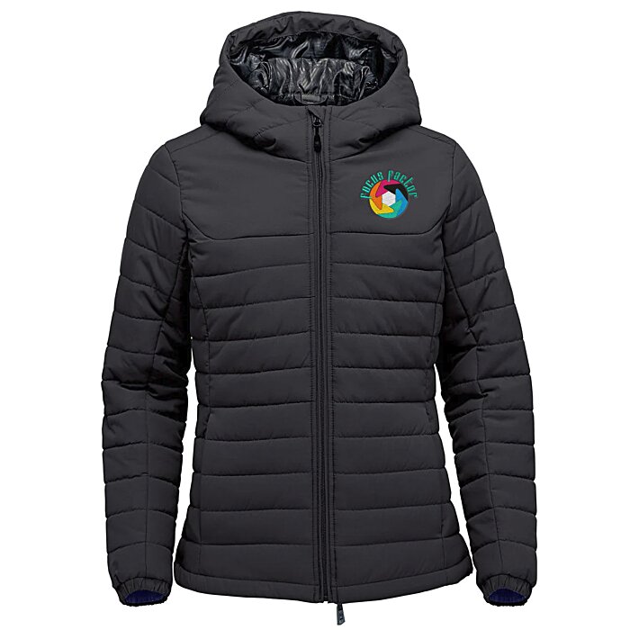 Custom Stormtech Nautlius Quilted Hooded Puffer Jacket - Ladies'