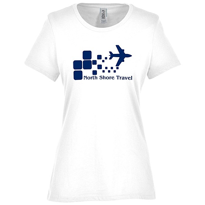 Custom Koi Element Ringspun Cotton T-Shirt - Ladies'