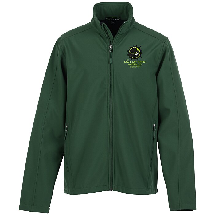 Custom Crossland Soft Shell Jacket - Men's - Full Colour