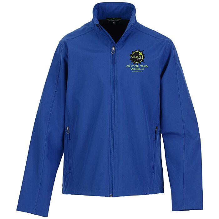 Custom Crossland Soft Shell Jacket - Men's - Full Colour