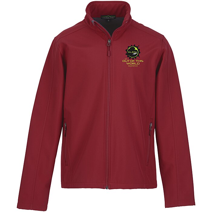 Custom Crossland Soft Shell Jacket - Men's - Full Colour