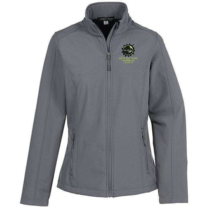 Custom Crossland Soft Shell Jacket - Ladies' - Full Colour