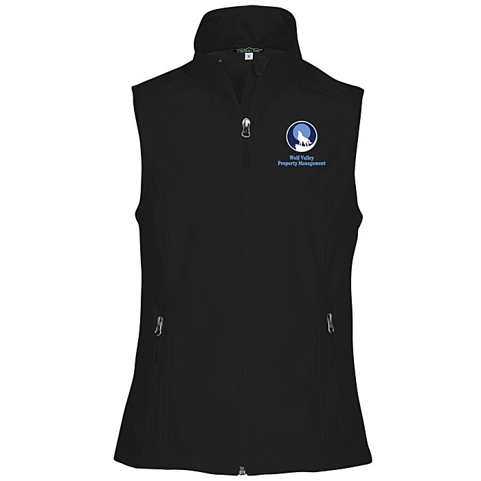 Custom Crossland Soft Shell Vest - Ladies' - Full Colour