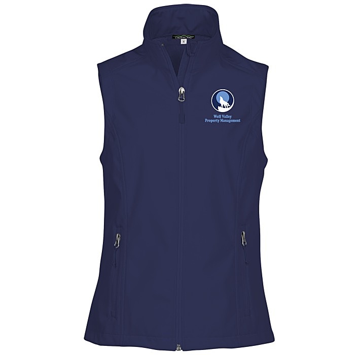 Custom Crossland Soft Shell Vest - Ladies' - Full Colour