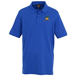 Custom Harriton Valiant Cotton Snag Protect Polo - Men's