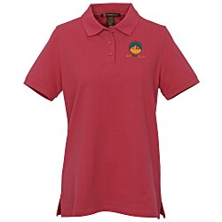Custom Harriton Valiant Cotton Snag Protect Polo - Ladies'