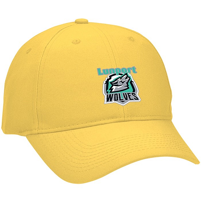 Custom Eureka Heavyweight Cotton Twill Cap - Full Colour